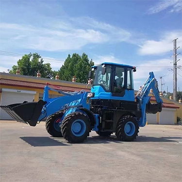 New color backhoe loader but also cost effective model 