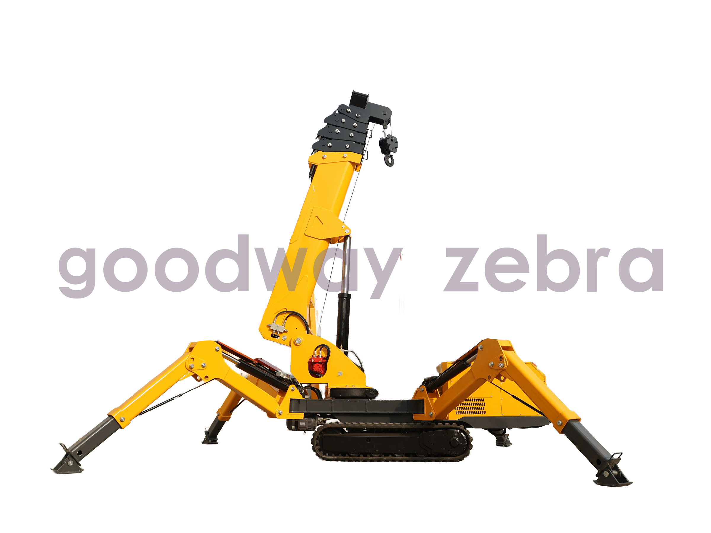 Track model spider crane 3 ton
