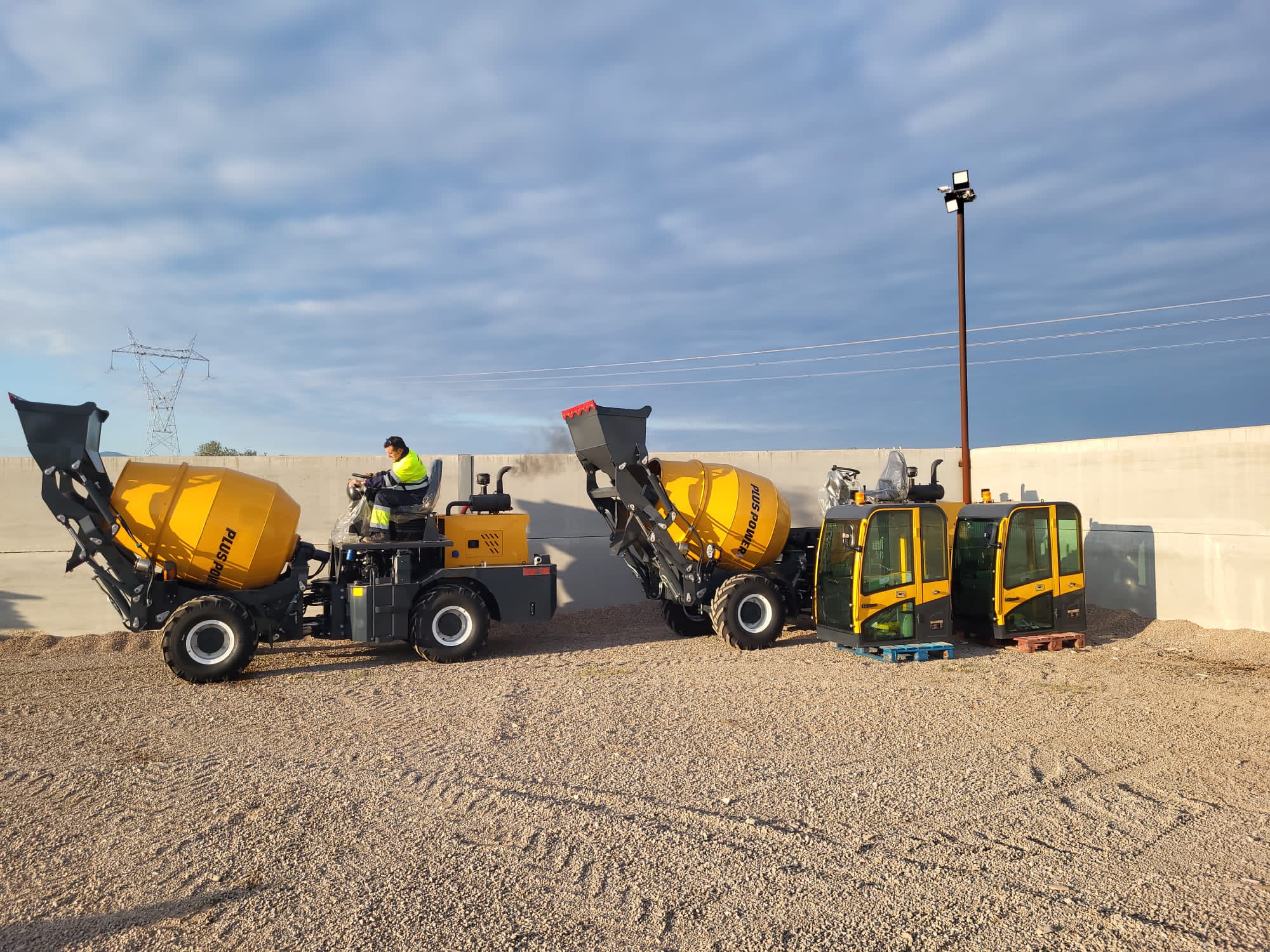 Concrete mixer truck