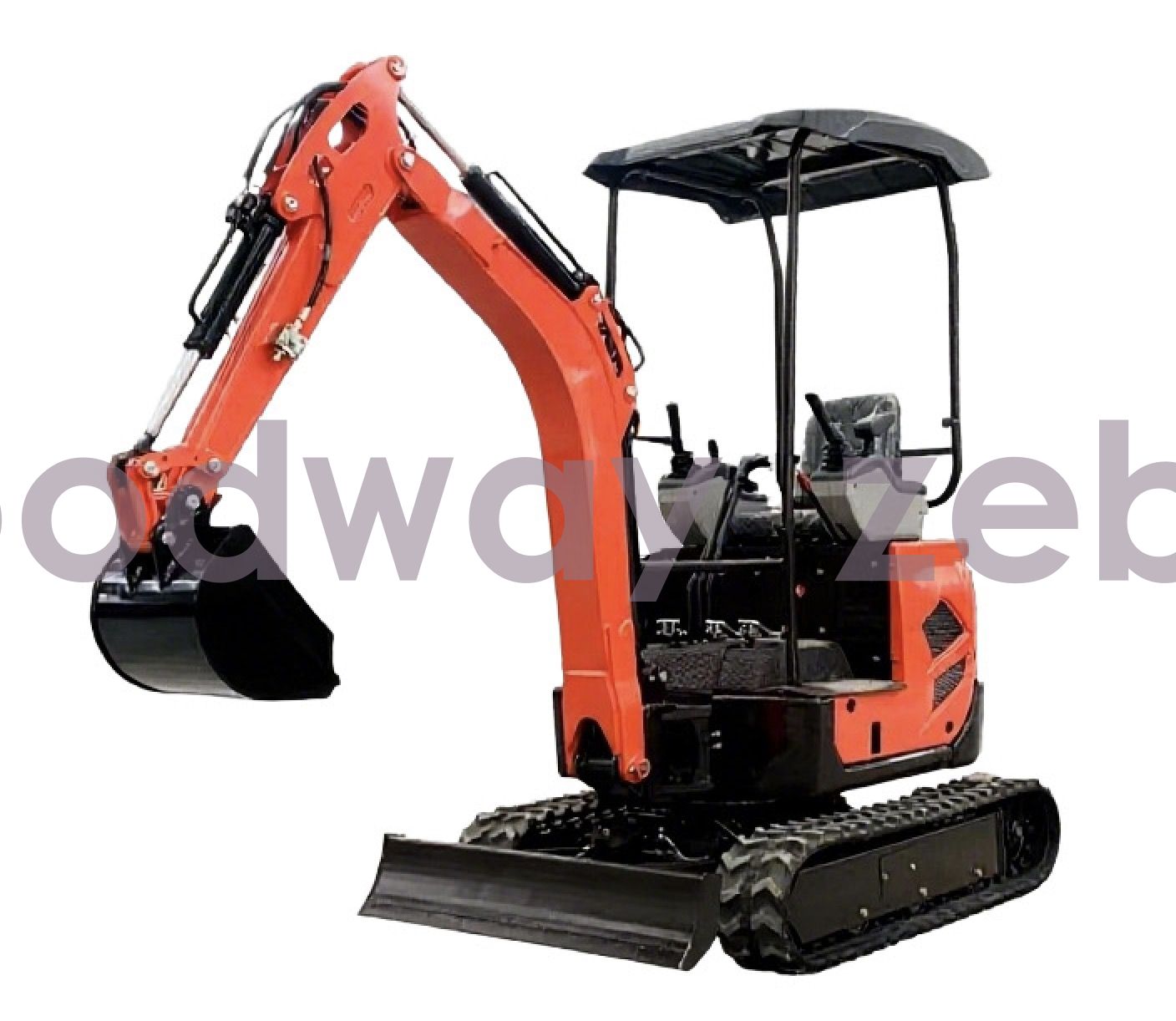 zero tail 1.7 ton excavator 